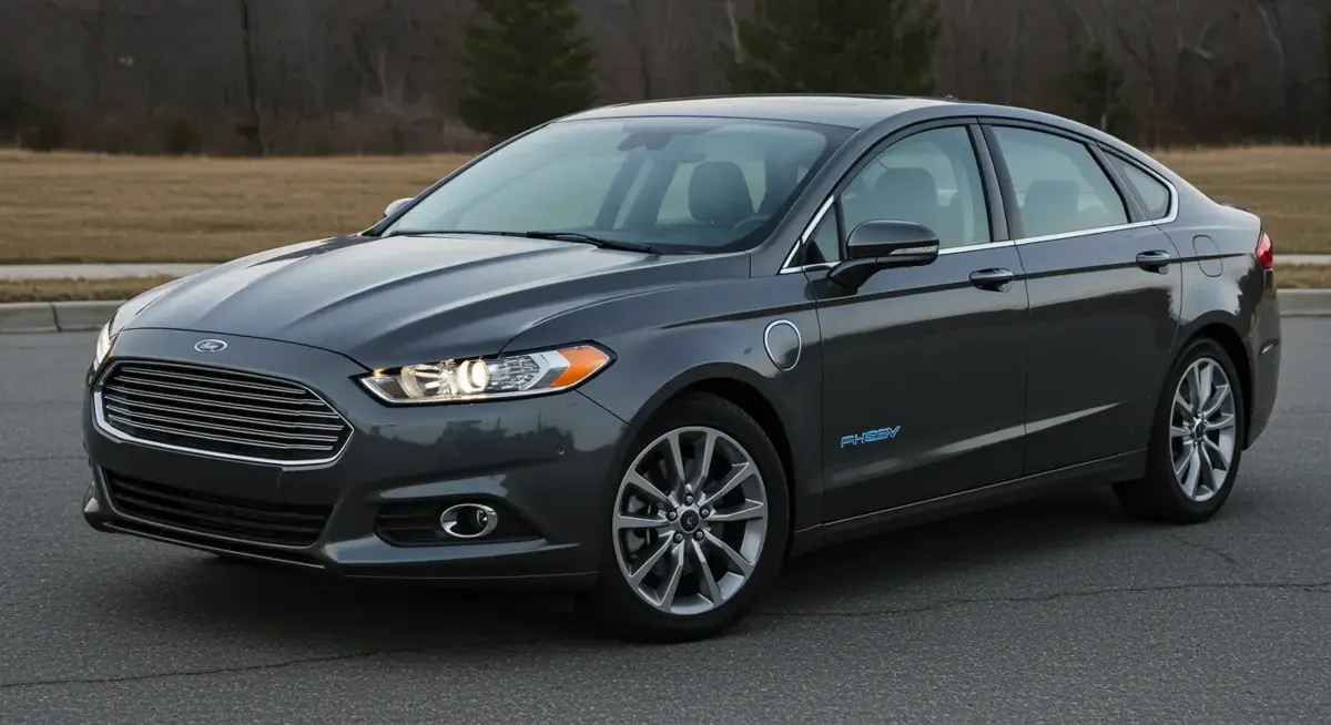 Ford Fusion Titanium PHEV Gray rental in Tbilisi